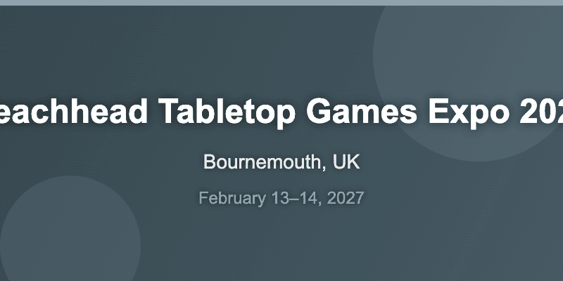 Cover image of Beachhead Tabletop Games Expo 2027