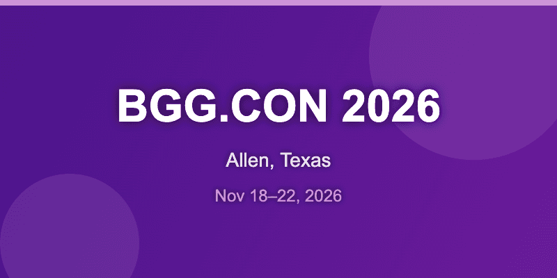 Cover image of BGG.CON 2026